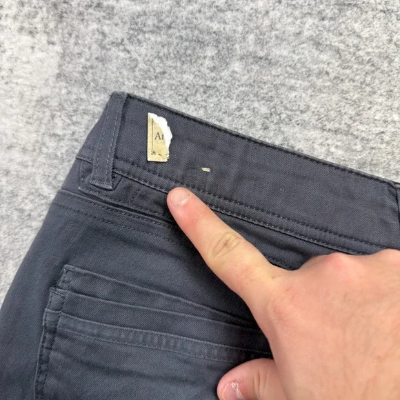 Democracy Ab Technology Jeans Womens 10 Lead Gray Ankle Skinny Stretch 30x29 - Picture 6 of 11